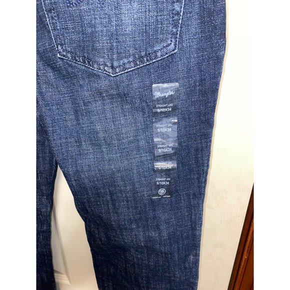 NWT Wrangler MID-RISE STRAIGHT LEG JEAN IN TIFFANY Size 9/10L - Picture 6 of 7